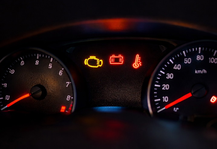 автомобилно табло engine check